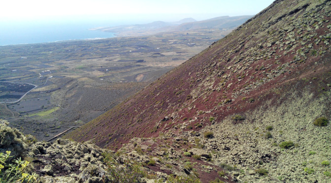 El volcán de La Corona, Lanzarote